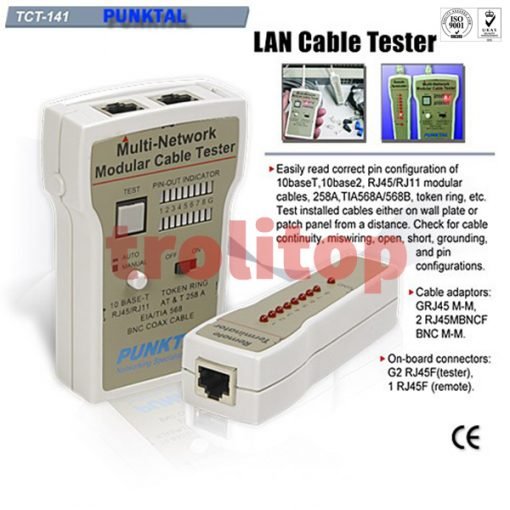 GOLDTOOL - PUNKTAL TCT-141 Lan Cable Tester